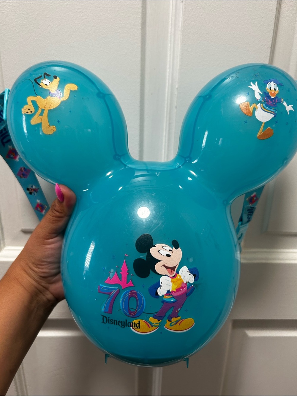 2025 DISNEYLAND 70th CELEBRATION MICKEY BALLOON LIGHT UP POPCORN BUCKET